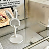 Cute Bunny Adjustable Phone Stand, ABS Material, Universal Desktop Holder, Stable Grip, Portable Design, Ideal Gift for Apple, Huawei, Samsung, Xiaomi & More, Versatile Use