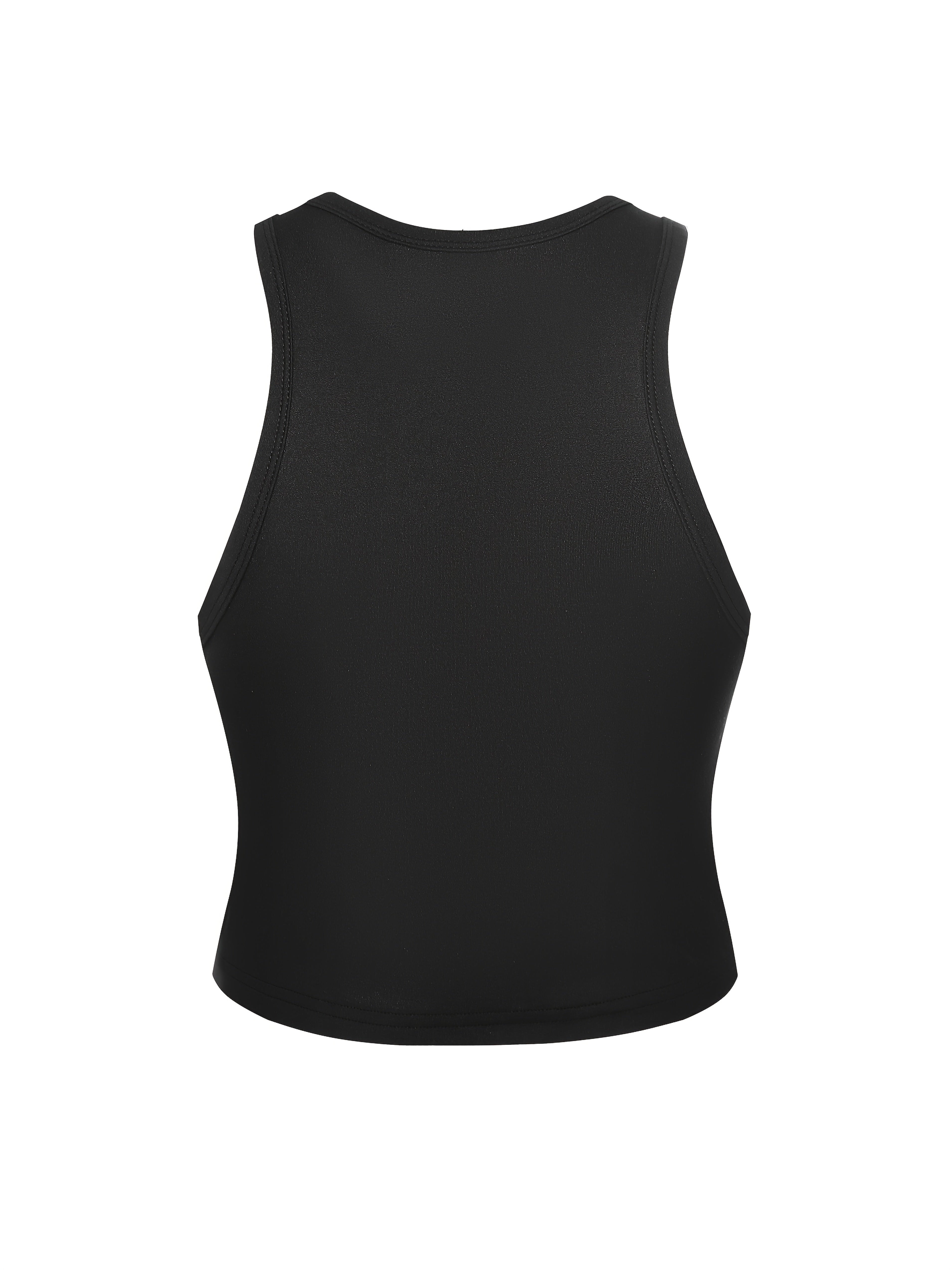 Ladies' Y2K fashion letter band print, round neck short sleeved tank top with camisole, trendy spring and summer artistic Women's holiday party clothes, popular cute loose dopamine 's youthful style