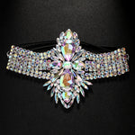 Sparkling Rhinestone Leg Chain - Geometric Body Jewelry for Women, Perfect for Weddings & Vacations