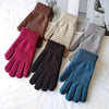[5 Pairs ] Gloves Winter General-purpose Thickened Velvet Warm Outdoor Cycling Black Knitted Simple Trend Gloves