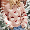 Autumn/winter Christmas clothes elderly head sweater women