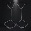 Sparkling Rhinestone Adjustable Thigh Chains, Sexy Elastic Body Chain Leg Rings, Simple Alloy Body Jewelry for Nightclub Party, Valentine'S Day Gift, All-Season Wear