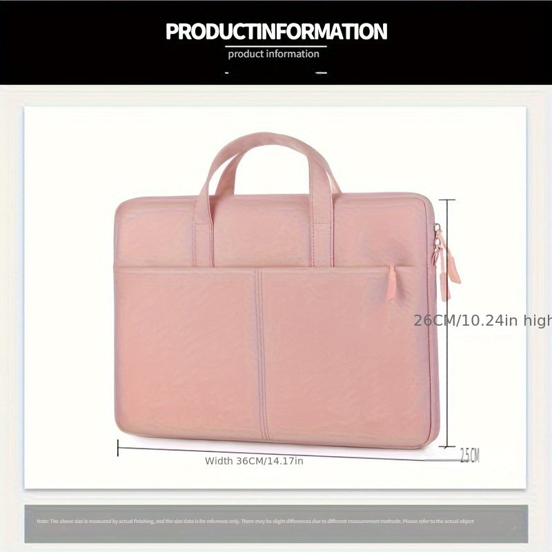 Laptop Shoulder briefcase Advanced sense large capacity commuter bag File bag Business handbag Lightweight computer bag