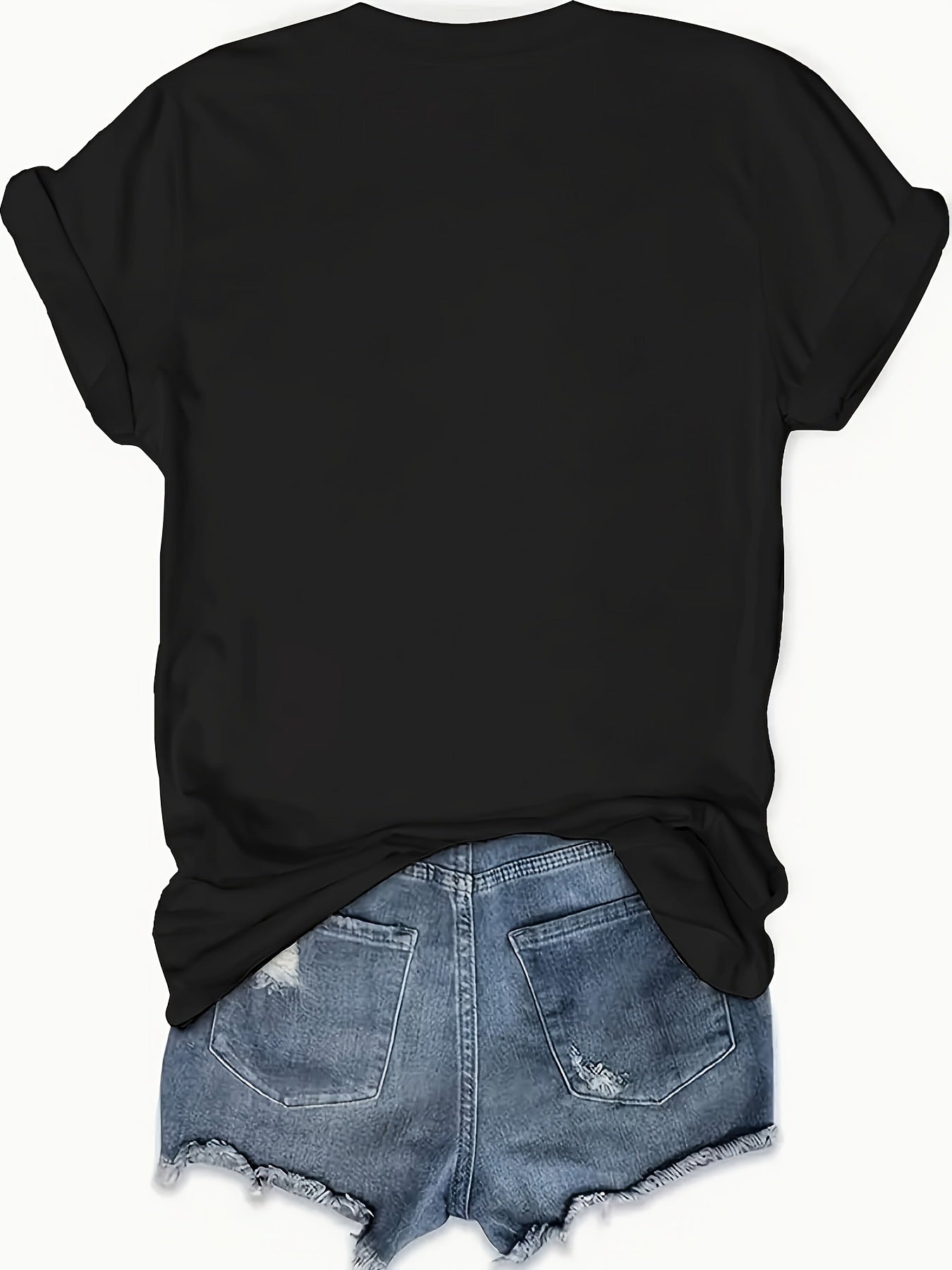 [Cheerful Touch] Women's Sunflower and Butterfly Graphic T-Shirt - Casual Gray Short Sleeve Top, Lightweight & Breathable Polyester Blend, Perfect for Spring & Summer Fashion, Sunflower Shirt