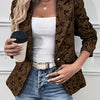 Women'S Green Floral Print Blazer - Stylish Short Sleeve Jacket with White Top and Jeans, Perfect for Spring and Fall, Polyester Fabric, Lapel Collar, Casual to Semi-Formal Wear, Casual Blazer | Floral Print Jacket | Polyeste