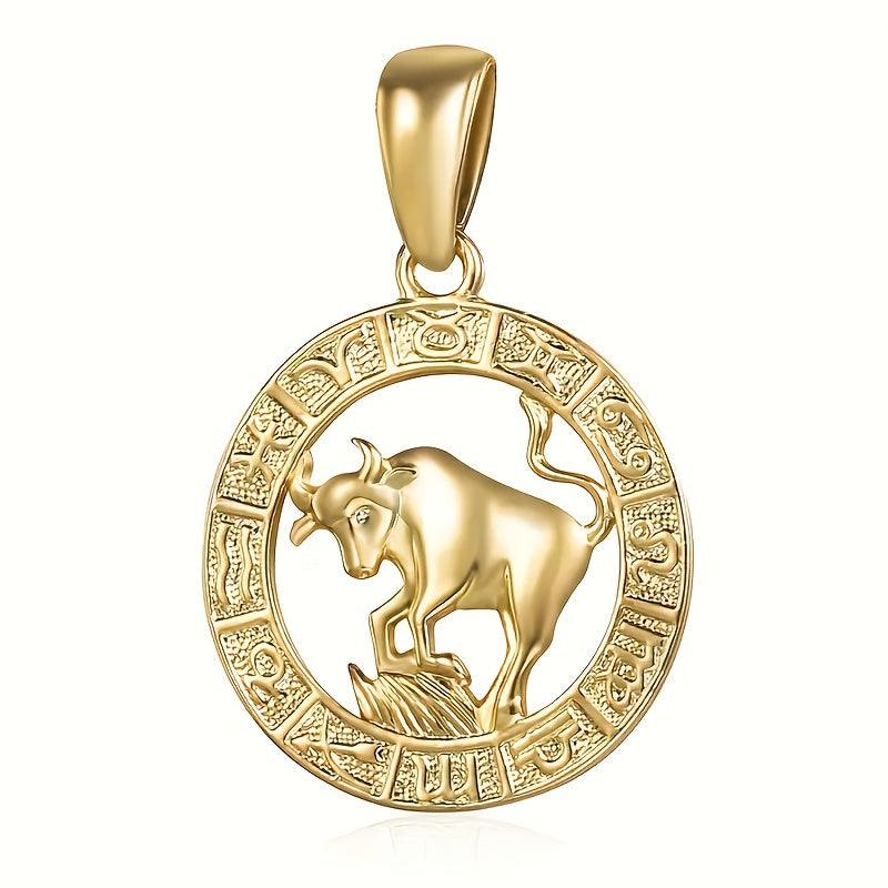 Women'S Men'S Pendant Necklaces 12 Horoscope Zodiac Sign Golden Aries Cancer Scorpio Aquarius Taurus Leo Gemini Virgo Libra Sagittarius Capricorn Pisces 12 Constellations Jewelry Gifts Perfect Birthday Christmas Valentine'S D