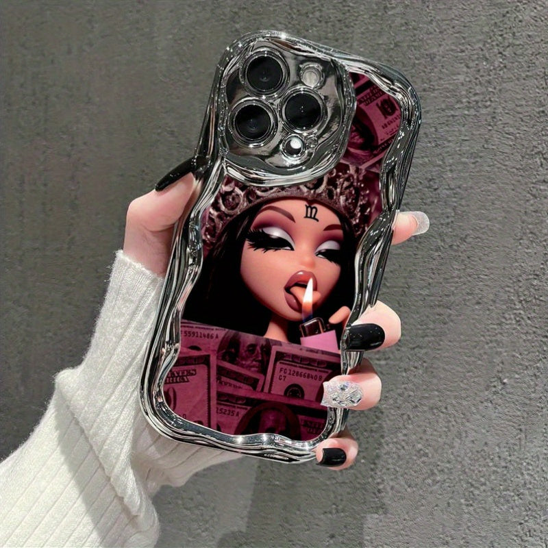 Elegant And Opulent: A Stylishly Designed Soft Protective Phone Case with a Luxurious Finish for Iphone Models 16, 15, 14, 13, 12, 11 Pro And Promax, As Well As 16, 15, 14 Plus, Featuring a Cute Fashionable Thick Shockproof D