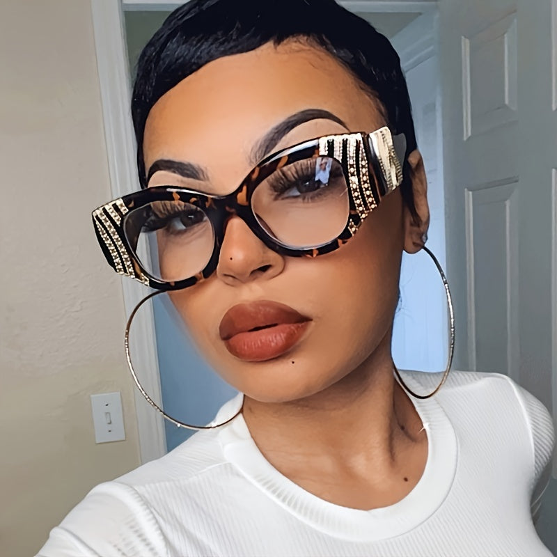 High-value Trendy Jinli Decorated Sunglasses Internet Celebrity Fashion Trend High-end Concave Shape Photo Sunscreen Sunglasses Ins
