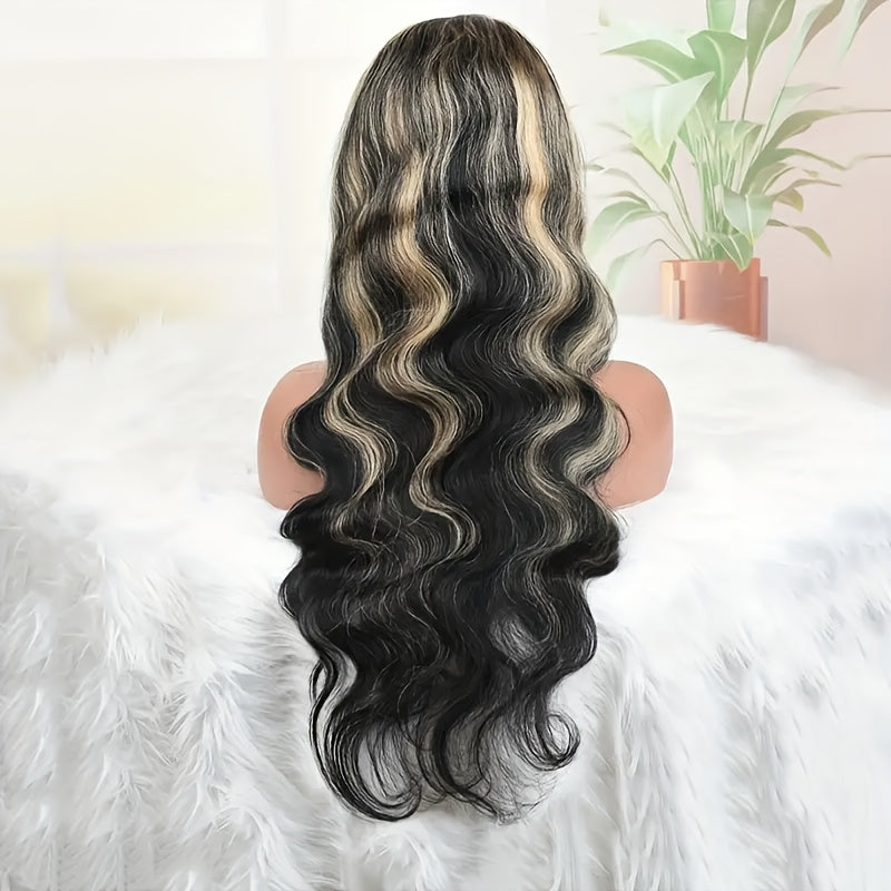 Hot Selling New Styles 13x6 Lace Front Wig Human Hair 1B/27 13x6 HD Body Wave Lace Front Wig For Women Pre-plucked With Baby Hair 180% Density Wig Reusable For Daily Life, Party, Dating, Cosplay 20-34 Inch