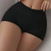Solid Color Fitted Shorts