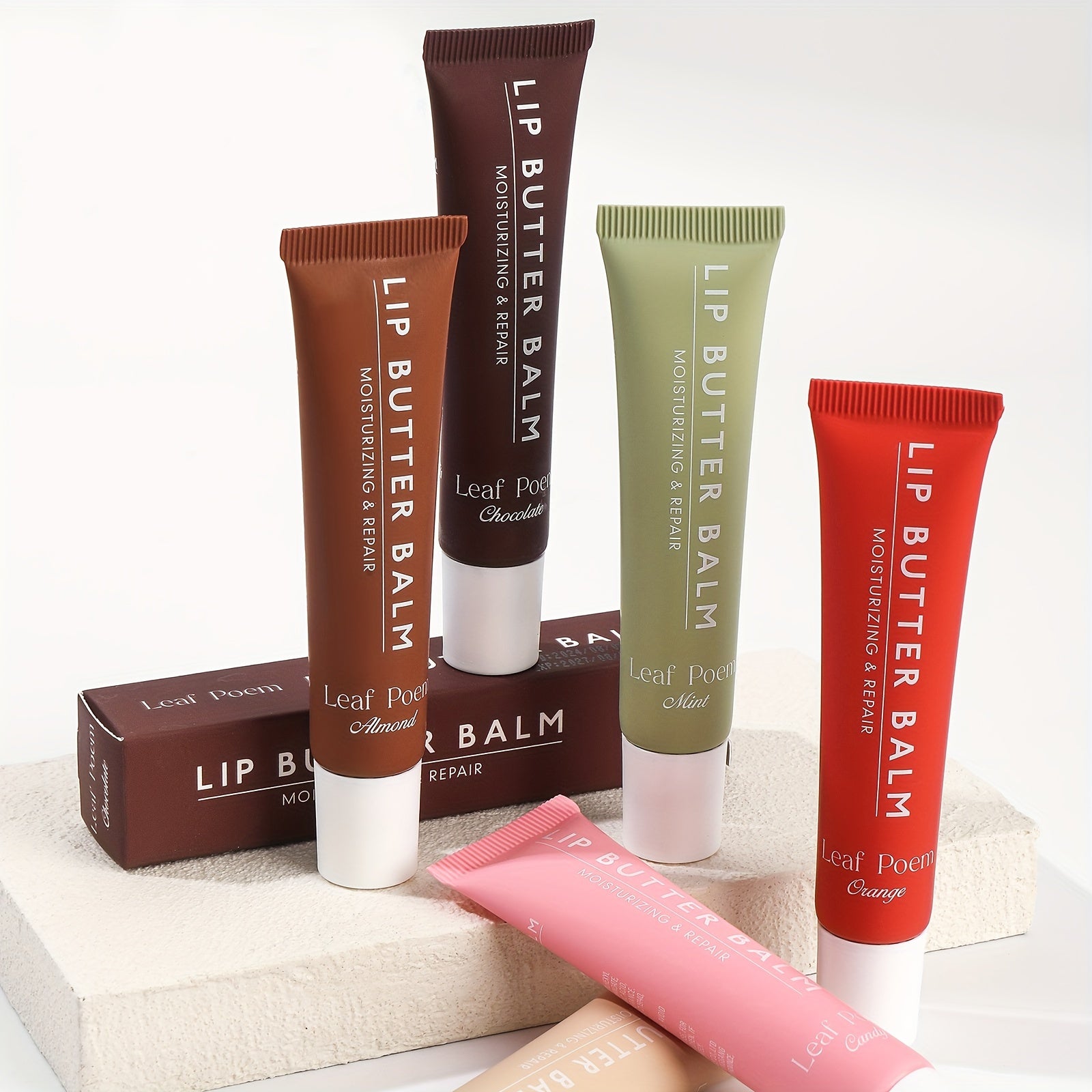 Hydrating Shimmer Lip Balm – Berry Tinted Lip Repair with Moisturizing Plant-Based Squalane, Glitter Finish, Anti-Dryness for All Skin Types