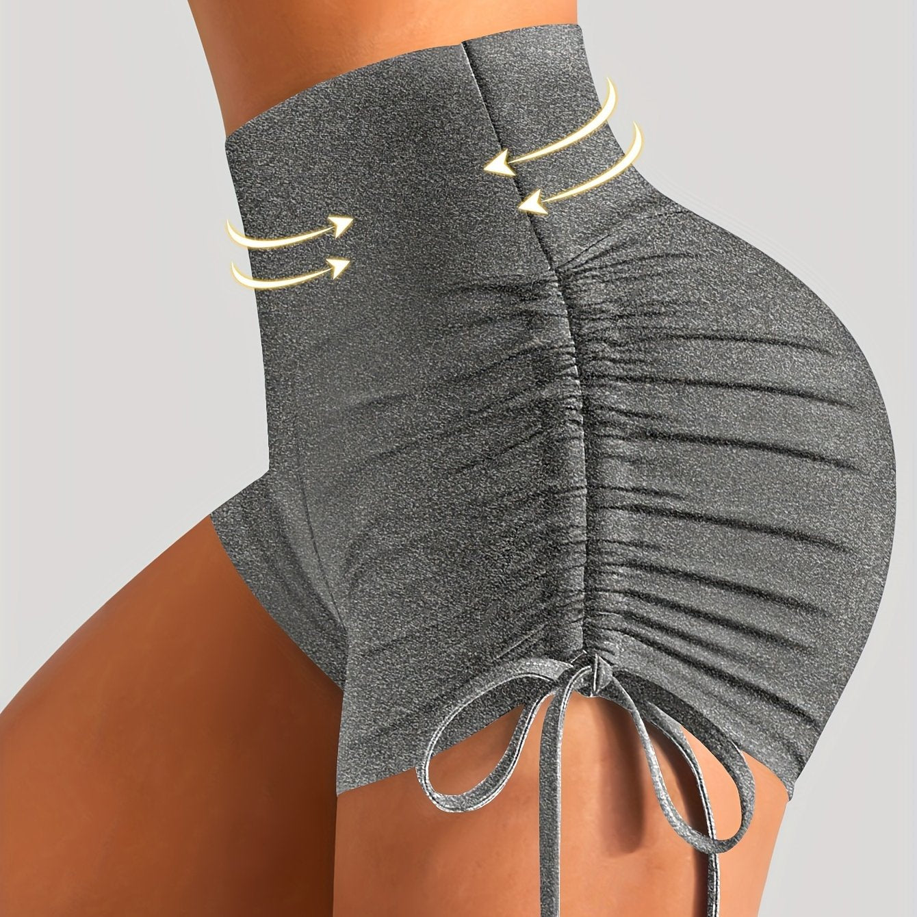 Yoga Casual 2-point Bottoming Pants with Free Side Drawstring and Wrinkle Reduction for Sexy Casual Free Switching