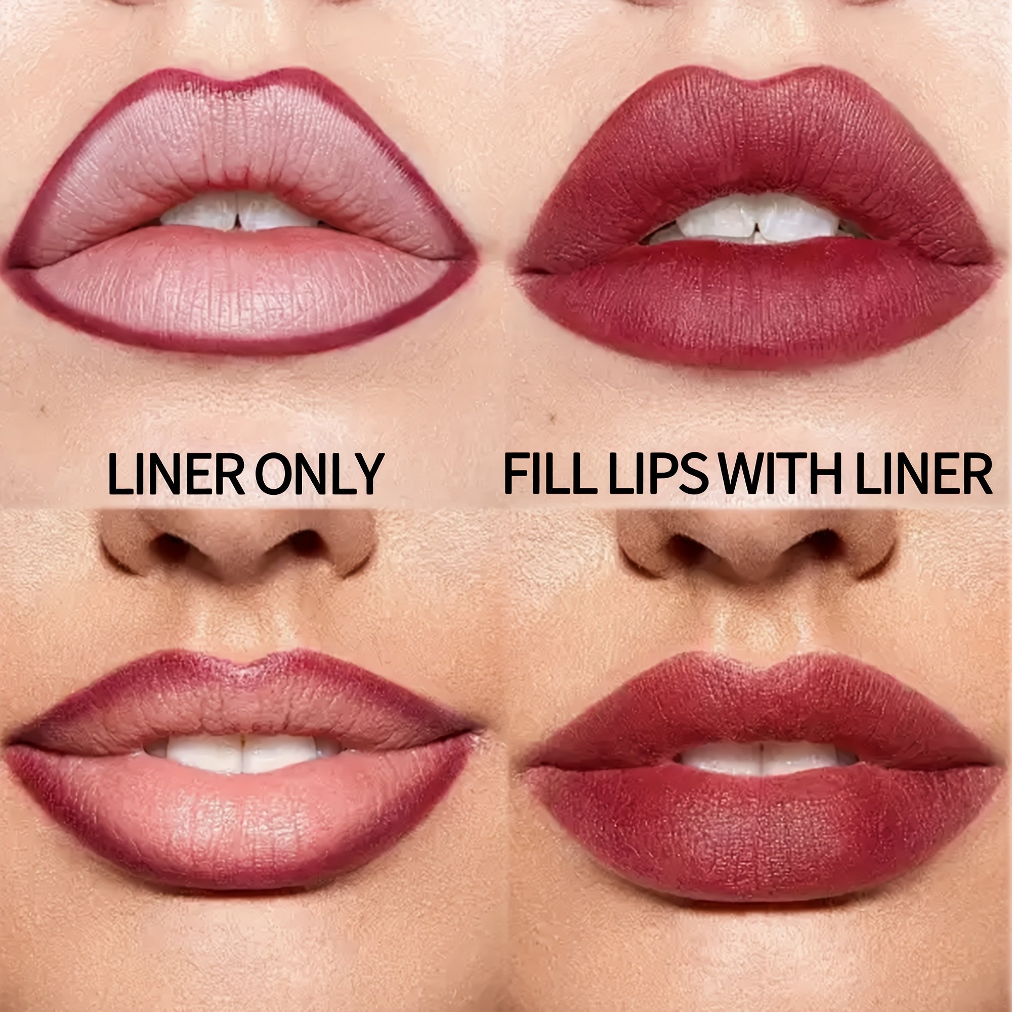 24pcs SHCOETY Matte Lip Pencil Set, Velvet Non-Stick Cup Lip Liner Duplicates, Mixed Color System, Long-Lasting Lipstick Contour Kit