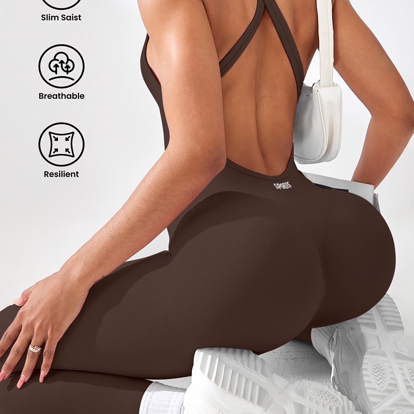 Women'S Athletic Yoga Jumpsuit
