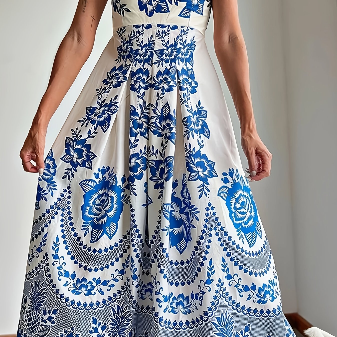 Spring And Summer Women's Dresses, Retro Ethnic Camisole Dresses, Women's Bohemian Printed Dresses