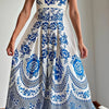 Spring And Summer Women's Dresses, Retro Ethnic Camisole Dresses, Women's Bohemian Printed Dresses