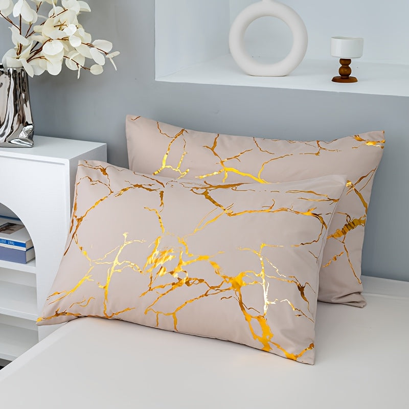 3pcs Super Soft Breathable Duvet Cover Set - High-Grade Bronzing Texture, 1 Duvet Cover + 2 Pillowcases, Ideal for All-Season Home Dormitory Use