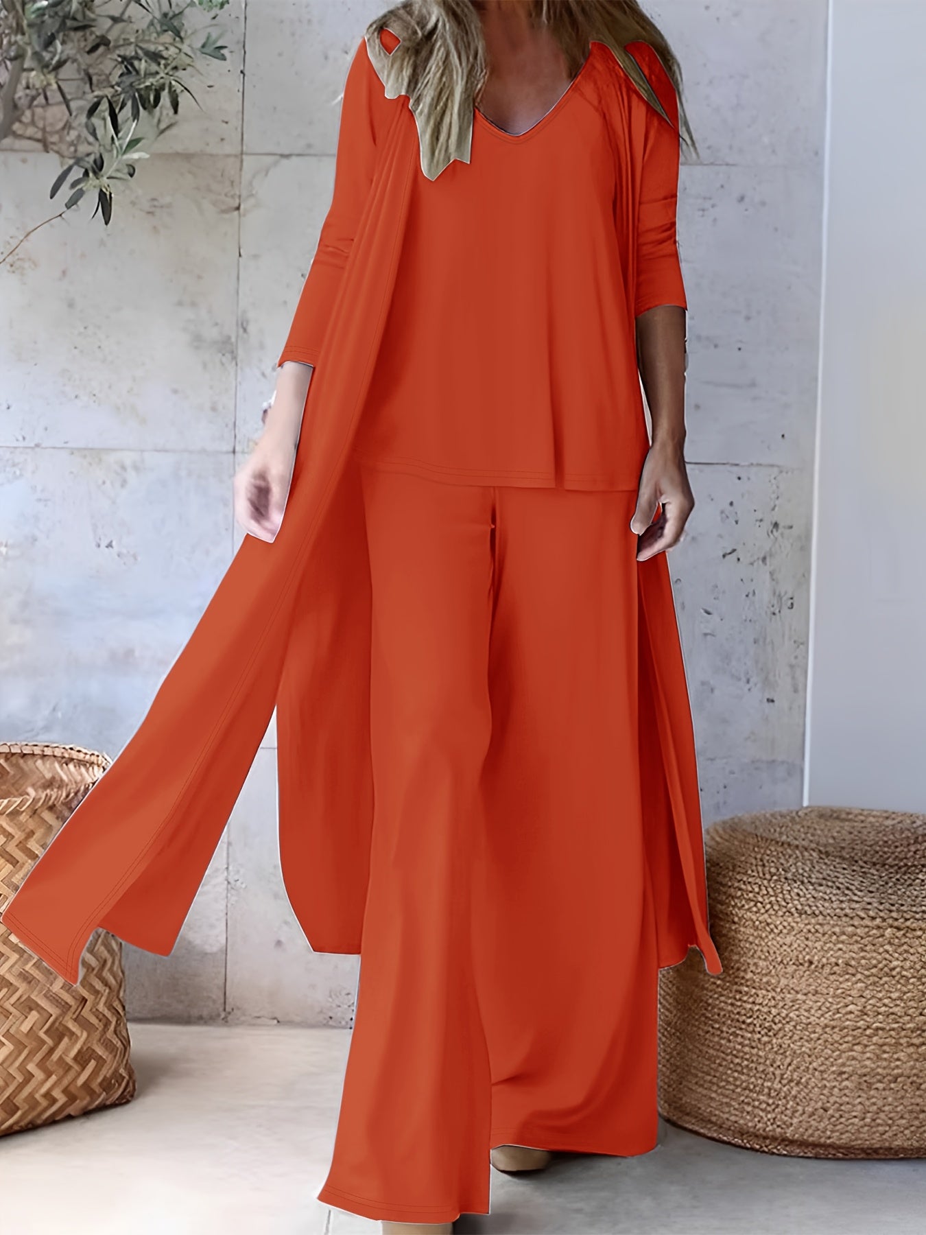 Women's Pants Suit Set