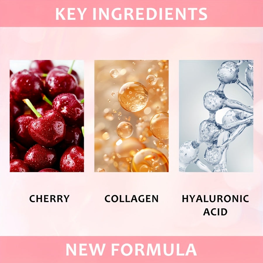 10pcs Cherry And Collagen Jelly Lip Mask, Effectively Moisturizes Lip Skin, Brightens Lip Skin, Bidding Farewell to Dryness And Dullness, Making Lip Skin Brighter And More Delicate, Lip Care, Soft Texture, Comfortable Fit