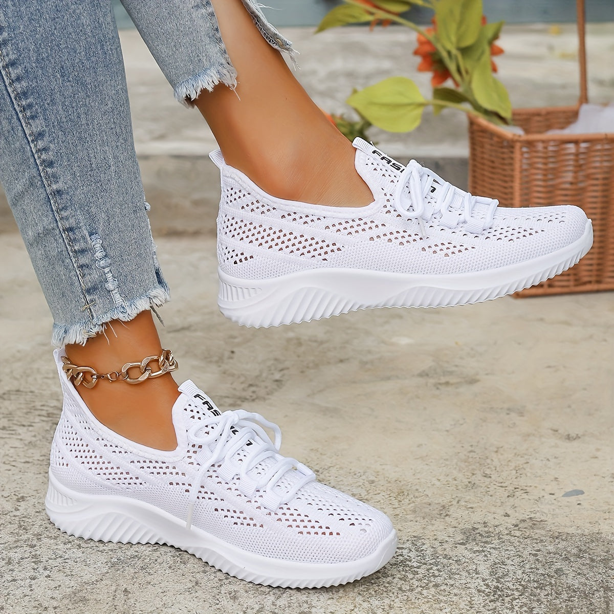 Summer Mesh Shoes, Women's Soft-soled Anti-slip Breathable Casual Sneakers, New Slip-on Mesh Courtesy Sandals