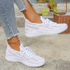 Summer Mesh Shoes, Women's Soft-soled Anti-slip Breathable Casual Sneakers, New Slip-on Mesh Courtesy Sandals