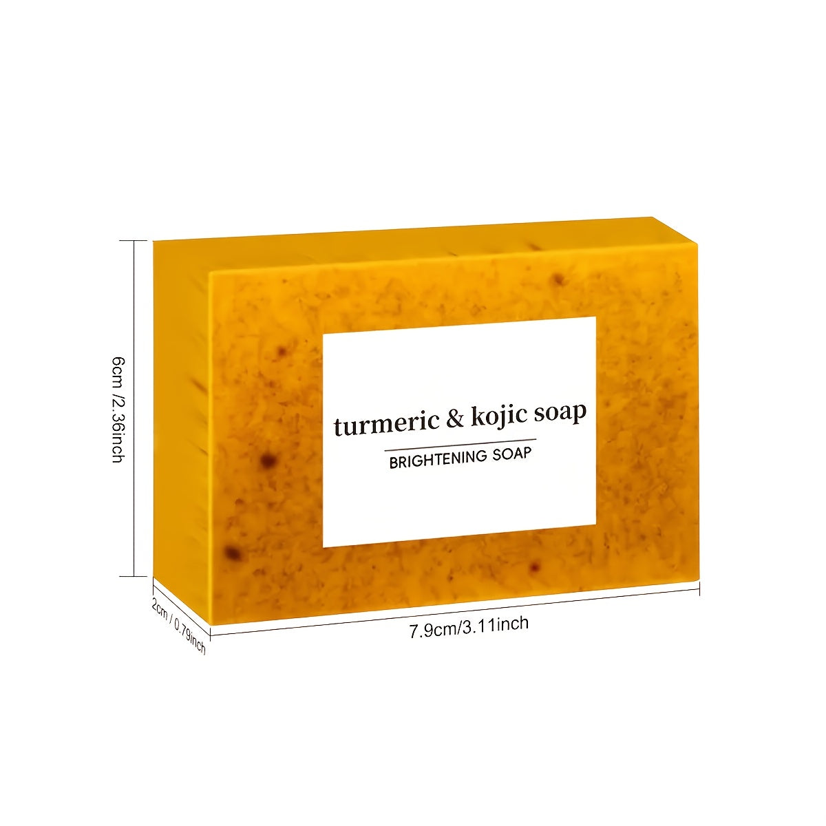 20pcs Scrub Granule Soap, Turmeric Soap, Cleansing And Bath Soap, Handmade Soap