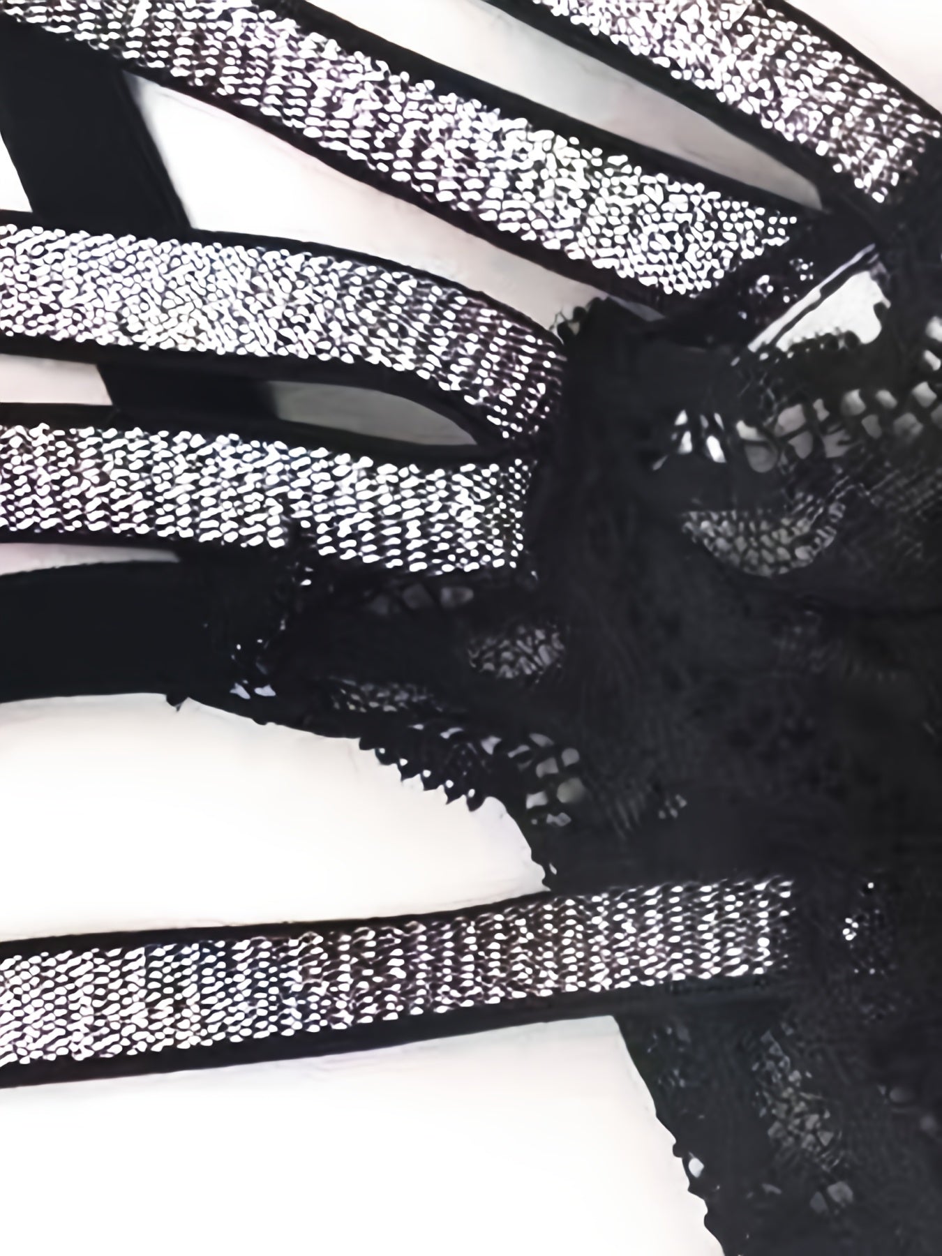 Women's Lingerie Bodysuits Halter Neck Hollow Sequins Lace Mature Tempting Jumpsuits