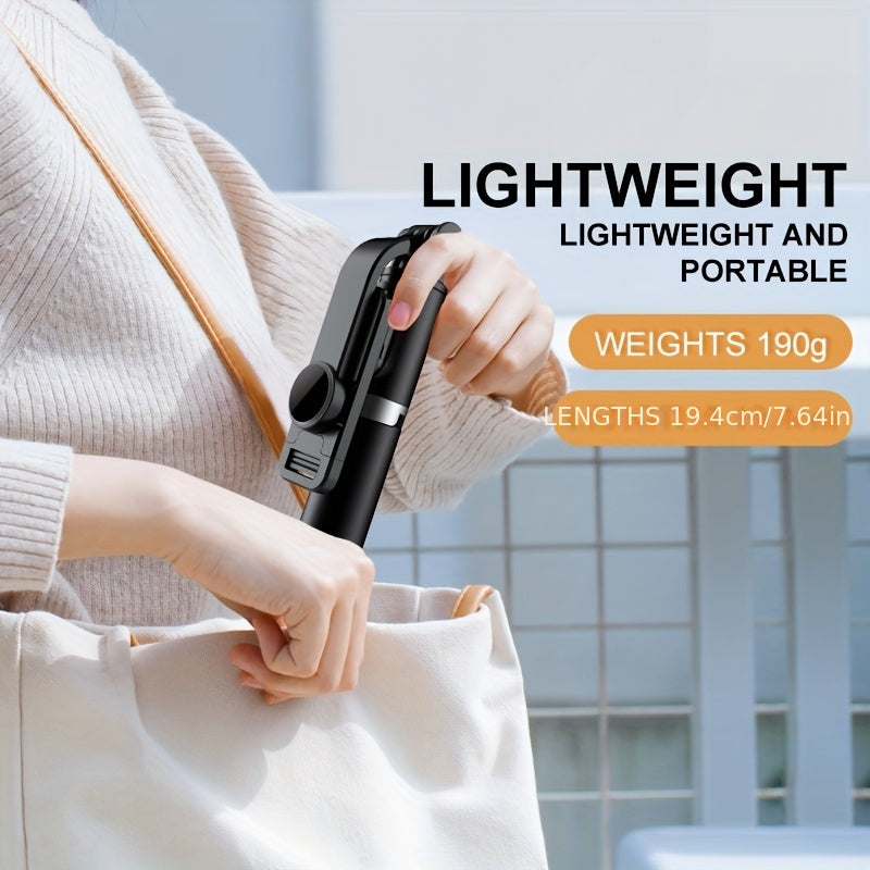 40-inch Extendable Phone Selfie Stick, Professional Floor Stand Designed for Live Streaming with Wireless Remote Control Smartphone Tripod, 360° Rotatable, Stable Anti-Shake Handheld Monopod Perfect for Travel and Outdoor Vl