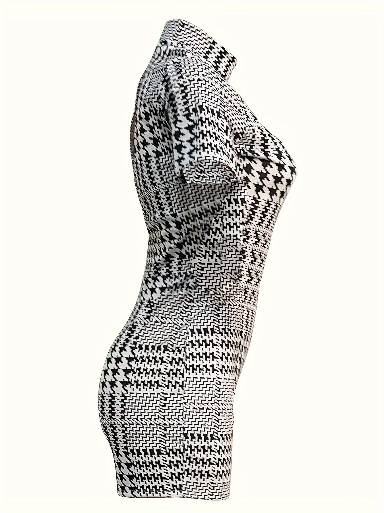 Women'S Y2K-Inspired Black and White Print Jumpsuit with Cut-Out Detail - Sexy, Sleeveless, High-Waisted, Summer Fashion for Adults, Adult Fashion Jumpsuit | Playful Fashion | Highwaisted Jumpsuit