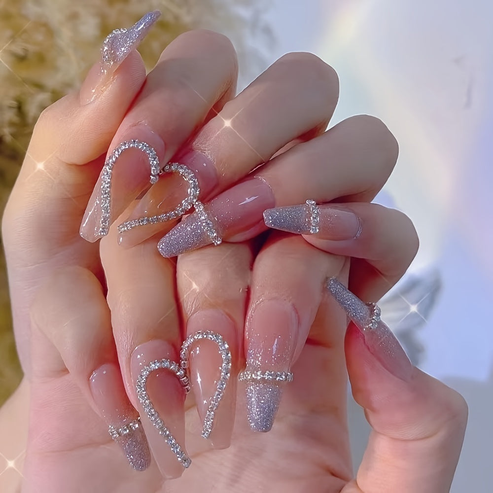 39.37inch Long Luxury Crystal Sparkling Chain Nail Charms with Rhinestones, 1.5mm Shinying Glitter Silvery Nail Art Metal Steel French Manicure Crystal DIY Nail Art Decoration, Nail Art Supplies for Women And Girls