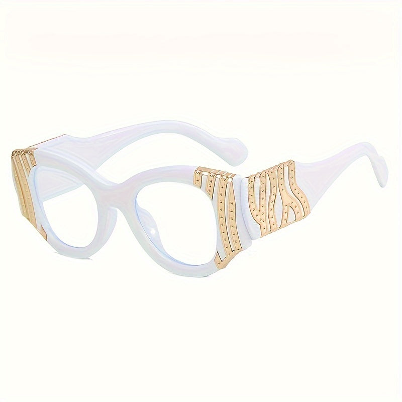 High-value Trendy Jinli Decorated Sunglasses Internet Celebrity Fashion Trend High-end Concave Shape Photo Sunscreen Sunglasses Ins
