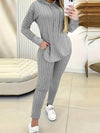 Elegant Directional Women'S Casual Hoodie And Pants Set