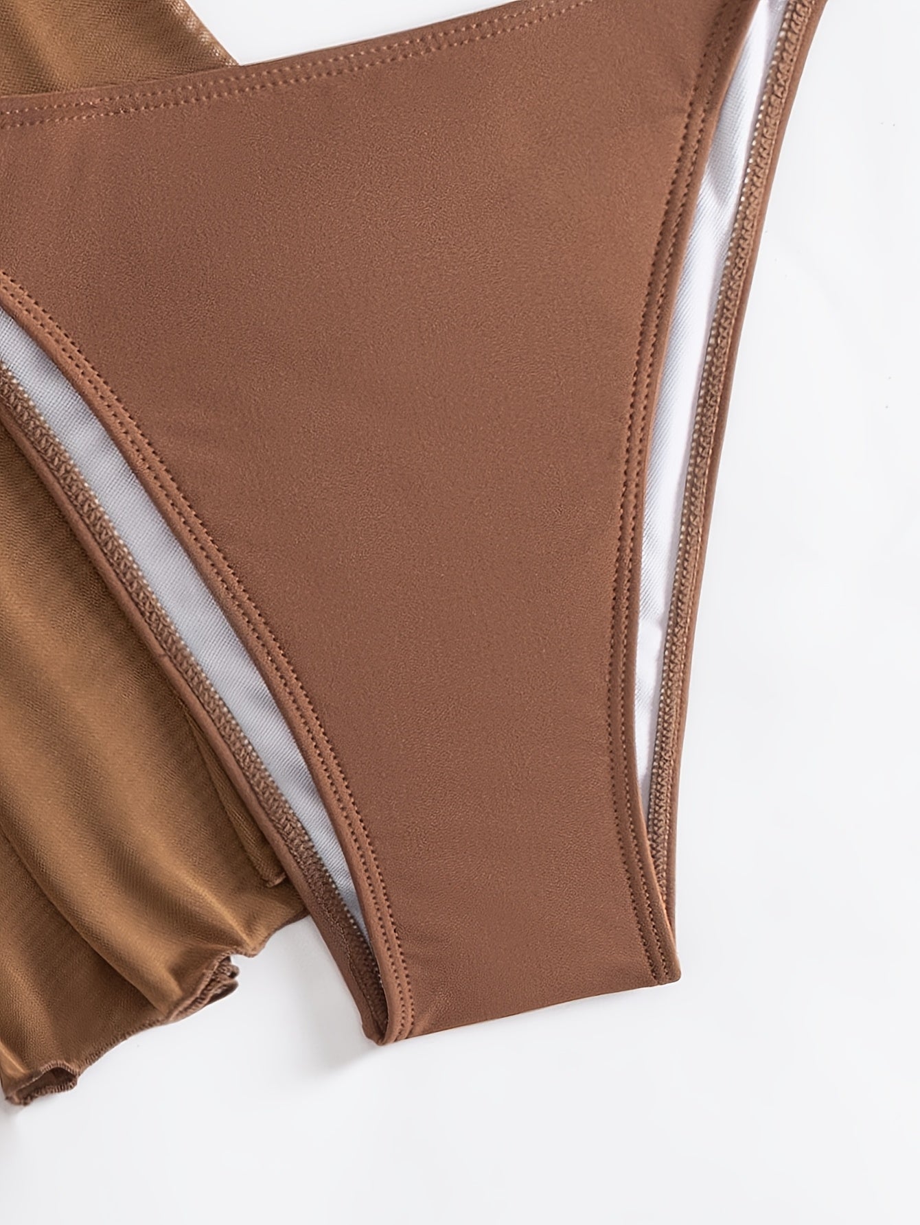 [Sexy Bikini Set] Stylish Sexy Four-Piece Bikini Set with Sheer Cover-Up, European and American