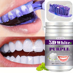 Bubchen Purple Teeth Whitening Powder, 2.71oz - Hypoallergenic, No Power Needed, Daily & Travel-Friendly Oral Hygiene Freshener for Brighter Smile in 7 Days, Essential Personal Care, BUBCHEN