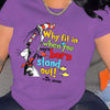 Women's Red Cartoon Graphic T-Shirt - "Why Fit In When You Were Born to Stand Out!" Dr. Seuss Quote, Casual Short Sleeve Crew Neck Top, Perfect for Spring & Summer