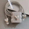 5 Pcs Stylish Heart-Shaped Phone Charger Covers for iPhone, Suitable for 18/20W Chargers - Perfect Gift for Boyfriend or Girlfriend