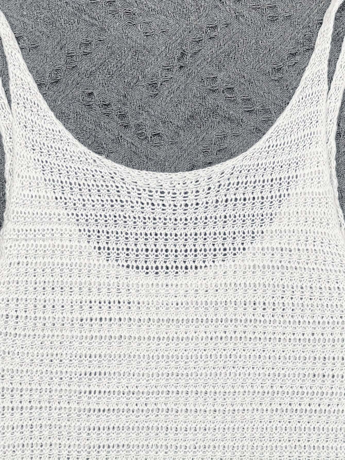Women'S Sleeveless Knit V-Neck Mini Dress with Side Cut-Outs and Flared Hem - Solid Color, Ribbed Detail, Summer Beachwear Swimsuit Cover-Up, Women'S Fashion|Elegant Vneck Dress|Intricate Detailing