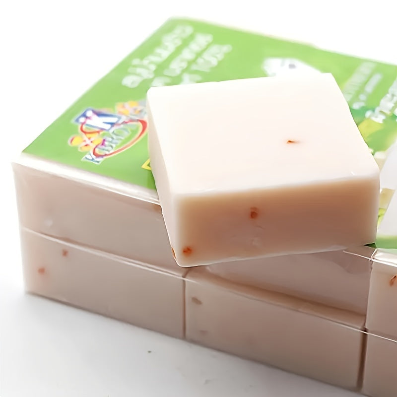 12pcs Rice Milk Soap, Handmade Cleansing Bar For Face And Body Wash, Nourishing And Moisturizing, Gentle Skincare, Suitable For All Skin Types
