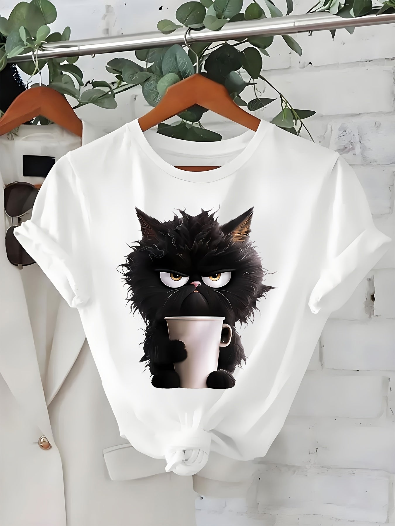 Women's Casual Leopard Print Bowknot T-Shirt - Short Sleeve, Round Neck, Soft & Comfortable Fabric, Perfect for Spring/Summer Fashion, Green Graphic Tee with Stylish Bow Design, Casual Wear | Playful Graphic Tee | Stylish Gra