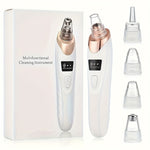 1pc Rechargeable Blackhead Vacuum with 5 Probes - Portable Deep Cleansing Facial Care Device for Gentle & Safe Pore Cleanser, USB Charging, Ergonomic Design, Skin Cleansing Vacuum | Sleek Blackhead | Multiuse Probes