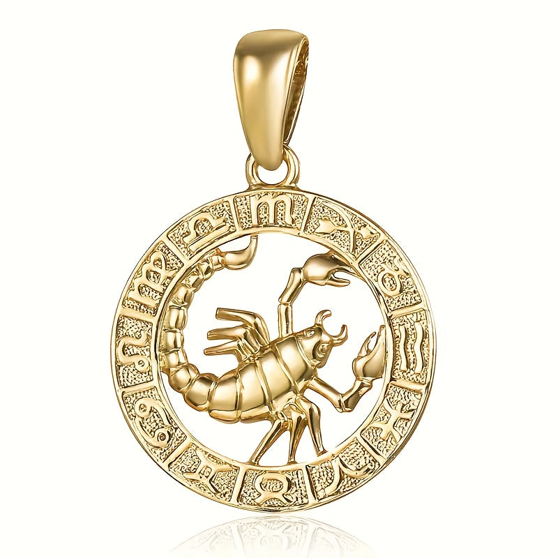 Women'S Men'S Pendant Necklaces 12 Horoscope Zodiac Sign Golden Aries Cancer Scorpio Aquarius Taurus Leo Gemini Virgo Libra Sagittarius Capricorn Pisces 12 Constellations Jewelry Gifts Perfect Birthday Christmas Valentine'S D