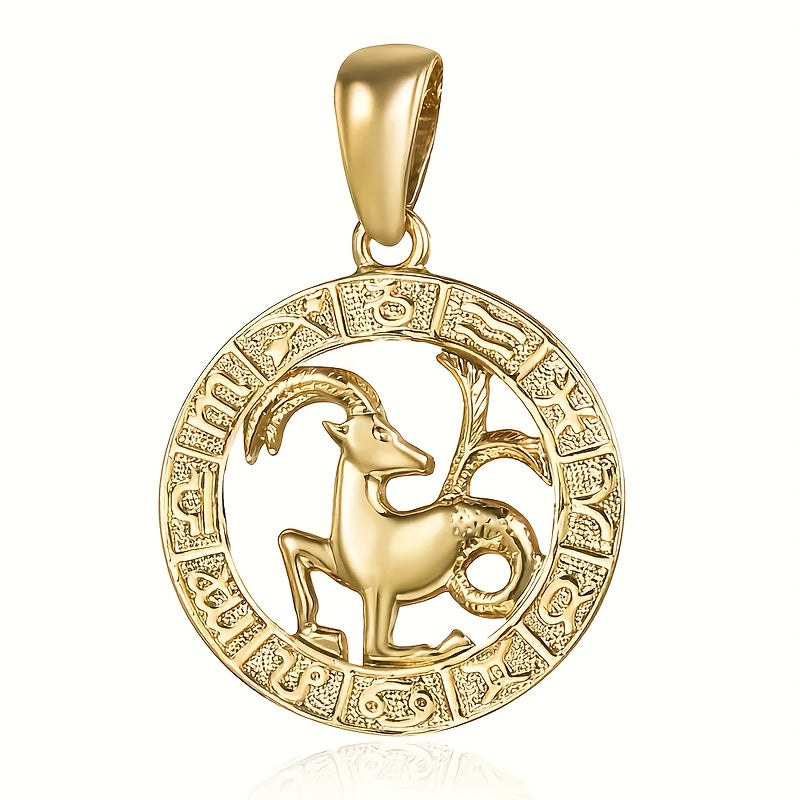 Women'S Men'S Pendant Necklaces 12 Horoscope Zodiac Sign Golden Aries Cancer Scorpio Aquarius Taurus Leo Gemini Virgo Libra Sagittarius Capricorn Pisces 12 Constellations Jewelry Gifts Perfect Birthday Christmas Valentine'S D