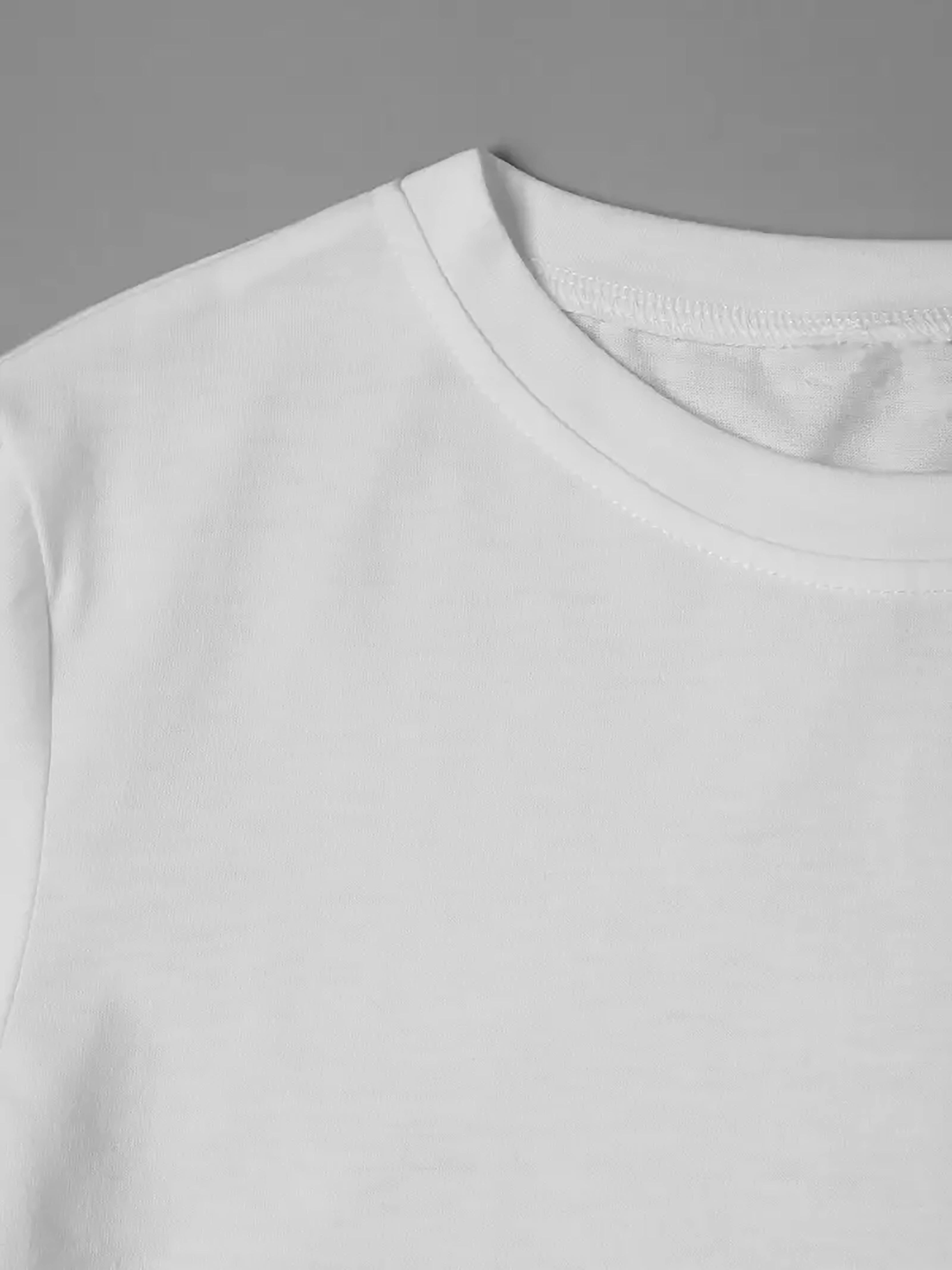 They Not Like us Letter Print Crew Neck T-Shirt, Casual Short Sleeve Top For Spring & Summer, Women's Clothing