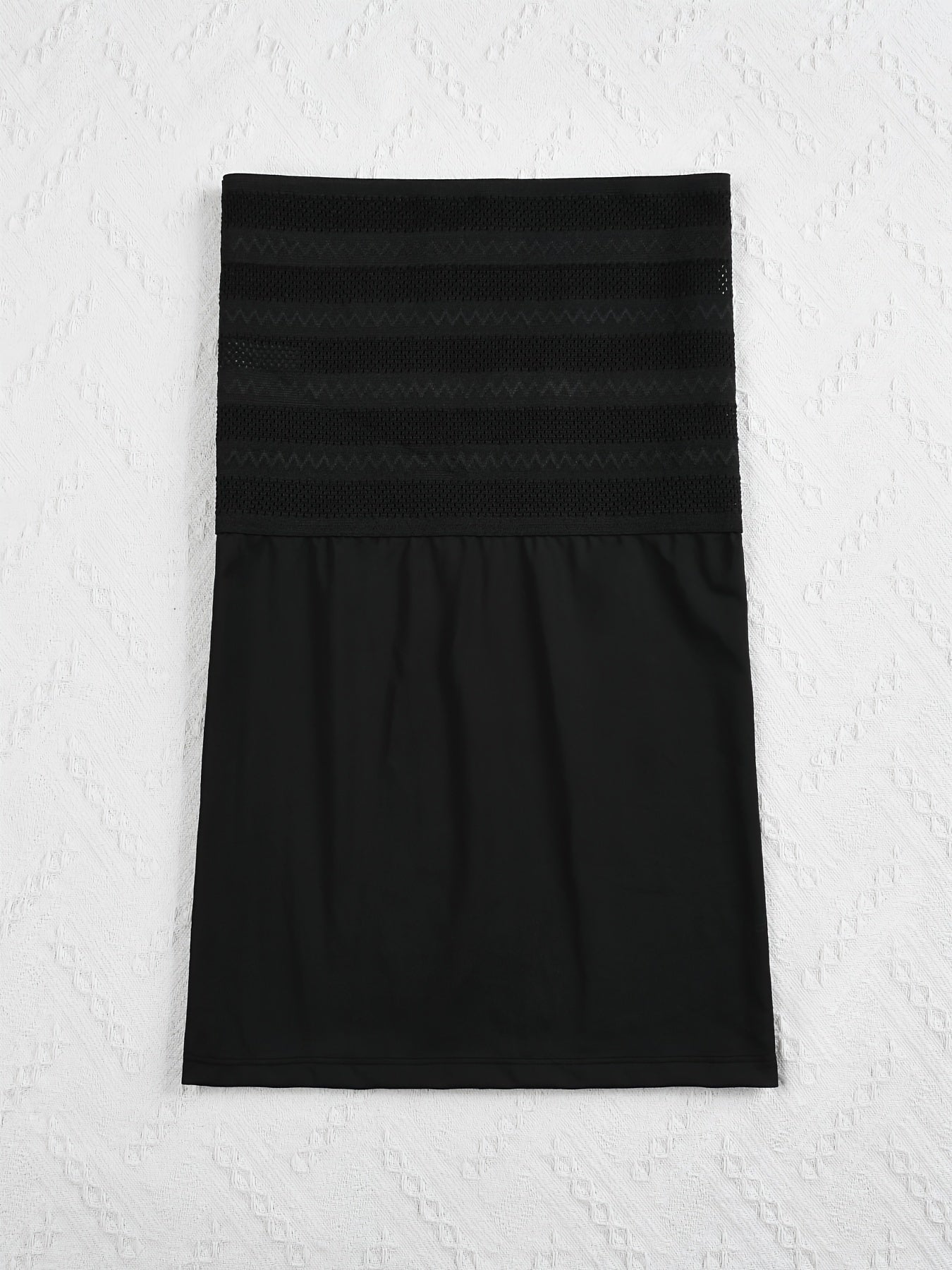 Nadia Go High-Waist Tummy Control Skirt for Women - Elegant Black Mesh Overlay, Stretchy & Slimming Body Shaper with Natural Butt Lift, Hand Washable, Tummy Control Shapewear
