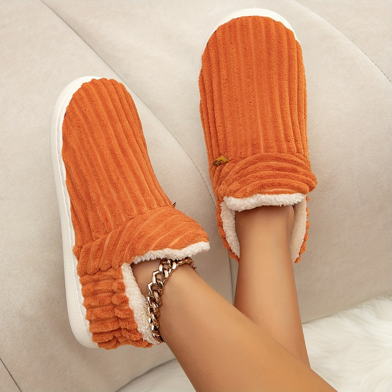CozyWalk Warm Shoes - Soft, Lightweight, Anti-Slip, Glutinous Rice Bar-Shaped Design for Comfortable Winter Wear - Perfect for Indoor and Outdoor Activities