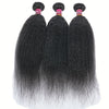 3 Bundles Brazilian Yaki Straight Human Hair Extensions, 100% Remy Hair Weave for Women, Natural Black Color, 10-26 Inches, Unisex High-Quality Hair Extensions for Styling & Volume, Versatile Hair Styling | Stylish Hair Exten
