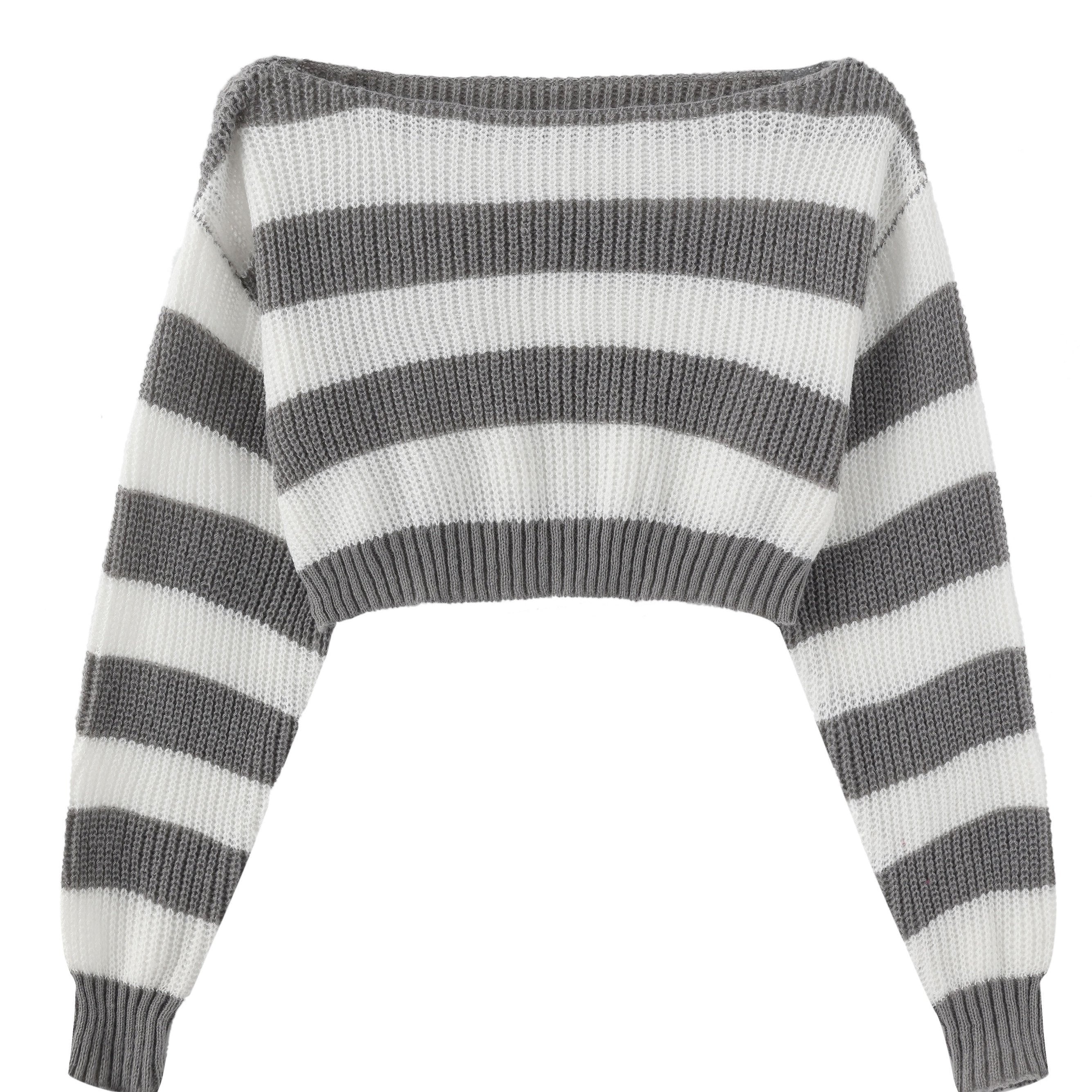 Women'S Y2K Style Color Block Knit Crew Neck Short Sleeve Pullover - 100% Polyester Jersey, All Seasons, Knit Fabric, Young Fashion
