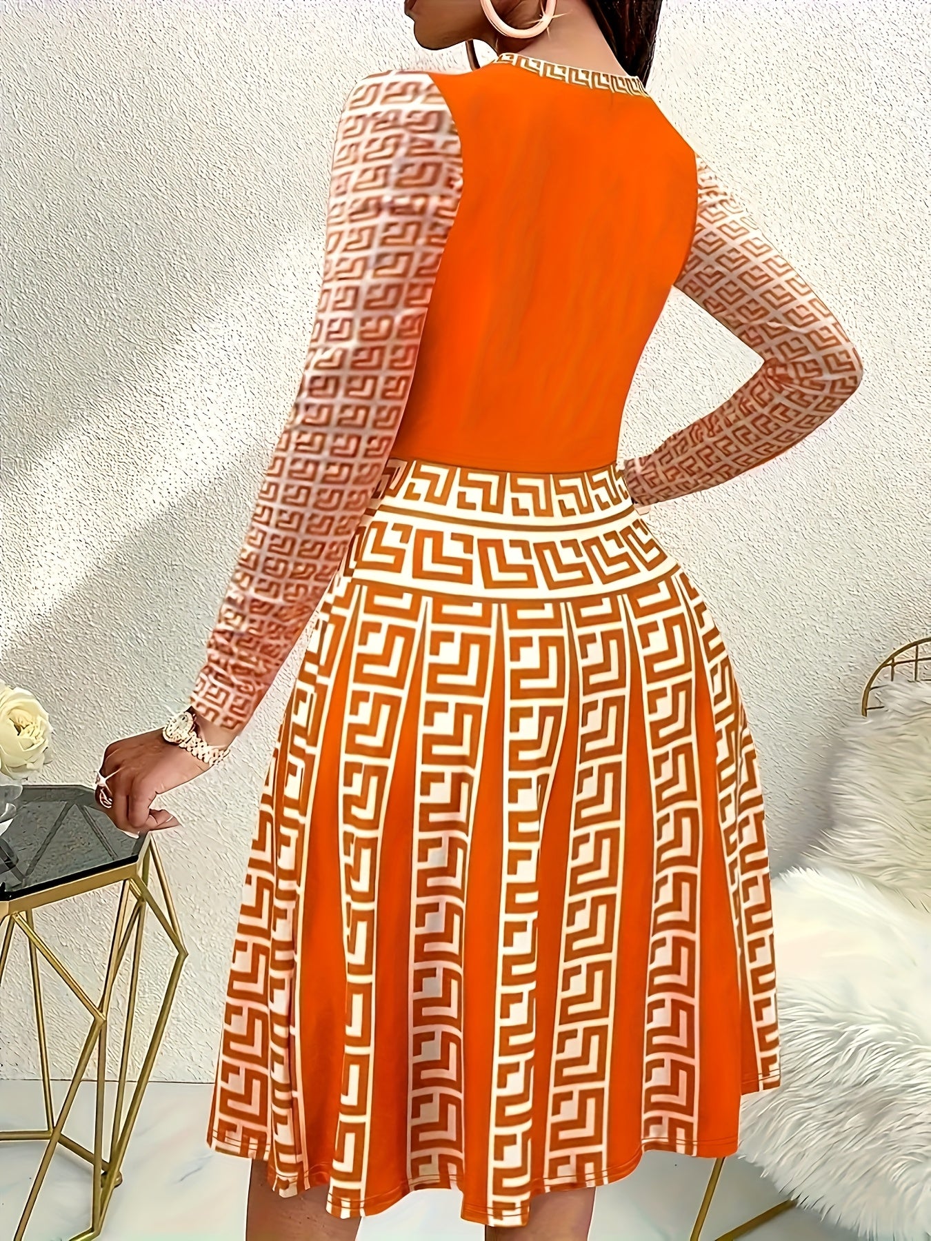 Stylish, Casual, And Elegant Printed Dress