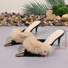 Fashionable Women'S Pointed High-Heeled for Outdoor Wear.