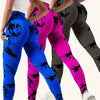 3pcs Women Tie Dye High Stretchy Yoga Leggings Pants - High Waist Butt Lifting Workout Tight Sports Pants - Made from Polyester & Spandex - Suitable for Yoga, Fitness & Workout - Perfect Gift for Women Who Love Sports